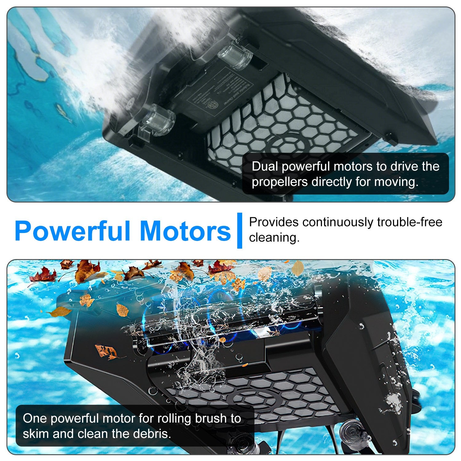 SolarSkim Pro — Solar-Powered Robotic Pool Skimmer with App Control